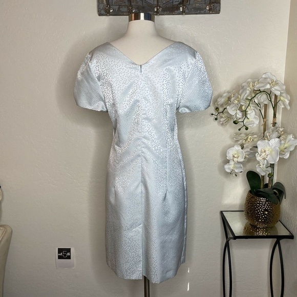 Helene Berman London Womens Light Blue Polka Dot - Picture 3 of 10